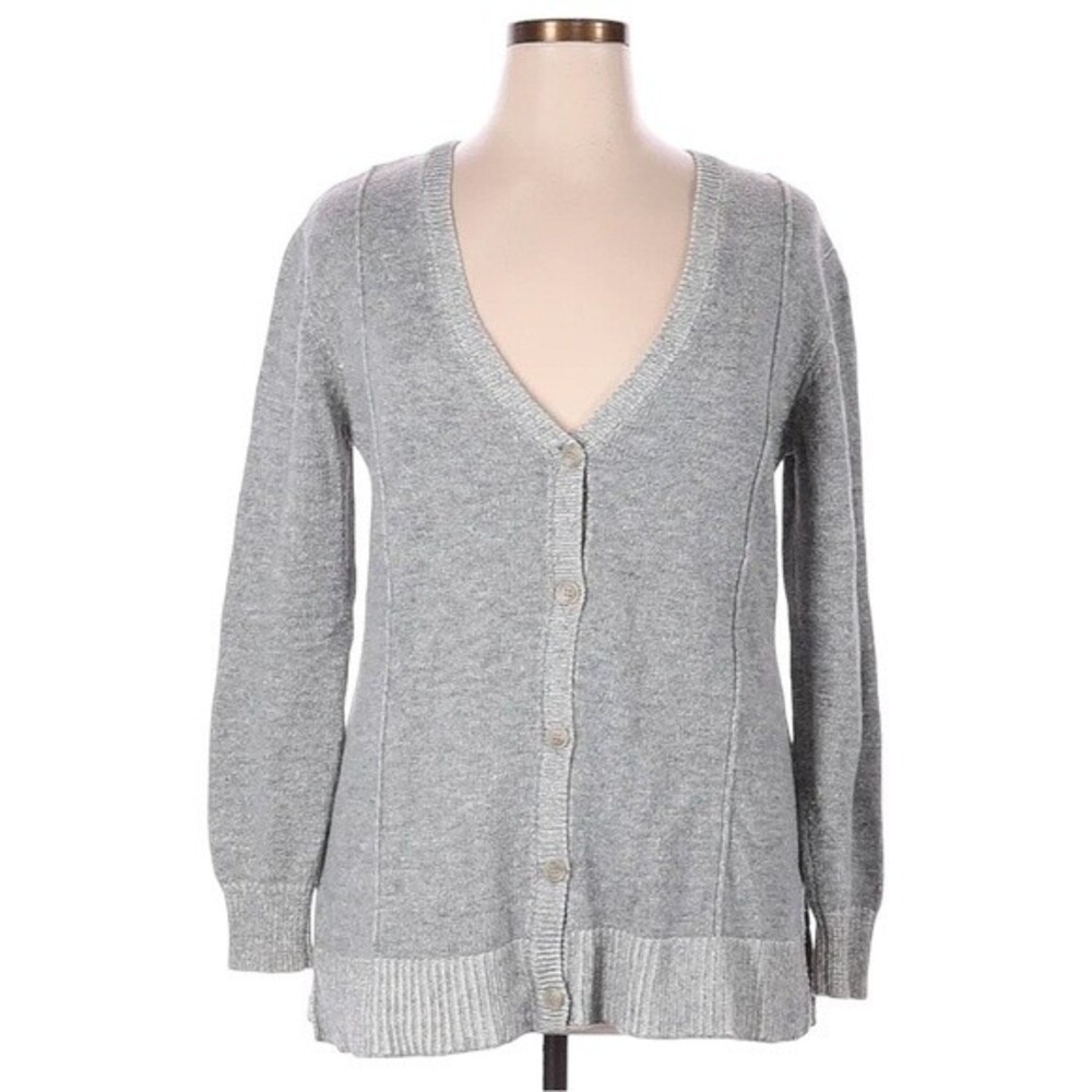 Lane Bryant Womens Grey Button Front Grey Cardigan 18/20